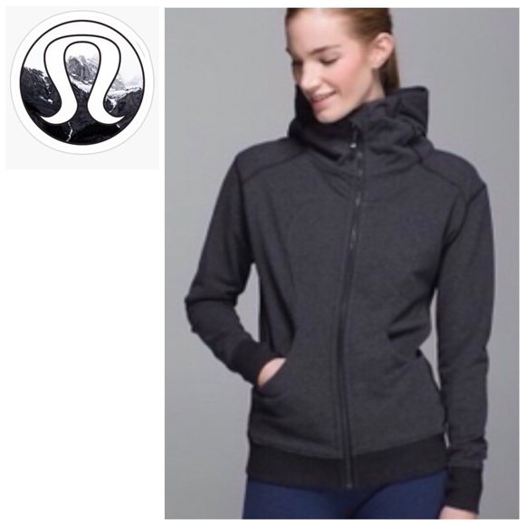 LULULEMON | Zip *Cotton Fleece Grey Size 12